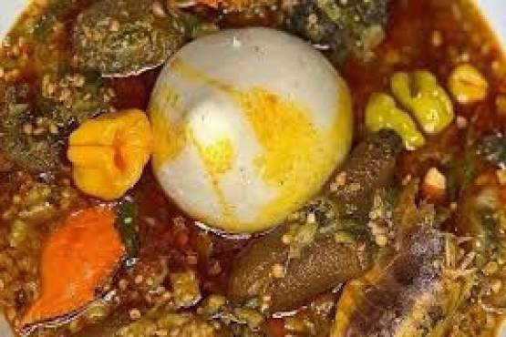 GOLDEN LUXE BANKU AND OKRO STEW