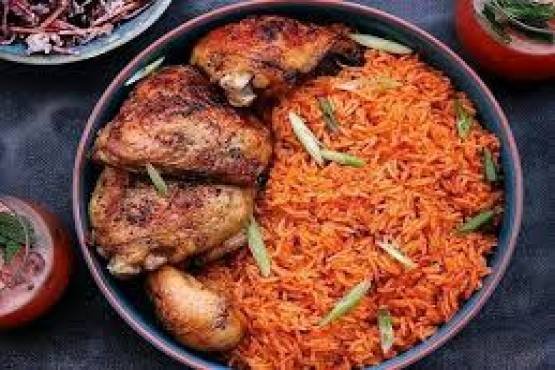 JOLLOF RICE WITH CHICKEN