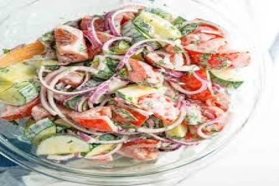 TOMATOE AND CUCUMBER SALAD