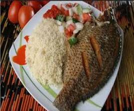AKYEKE WITH TILAPIA