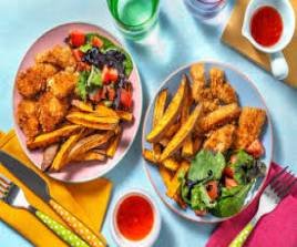 YAM /POTATO CHIPS WITH CHICKEN