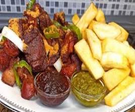 FRIED YAM/POTATO CHIPS