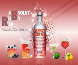 ABSOLUT RUBY RED